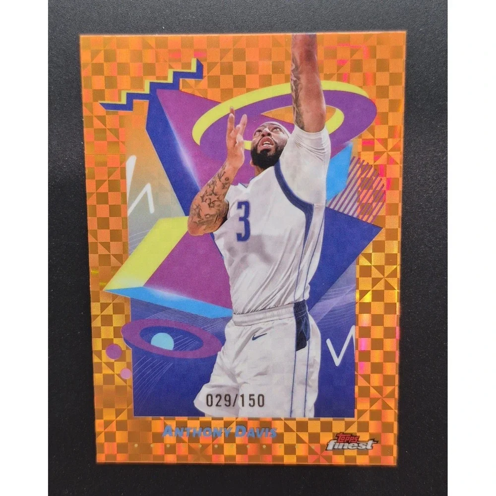 2025 Topps‎ Finest Anthony Davis #238 Orange X-Fractor /150 Wizards Lakers